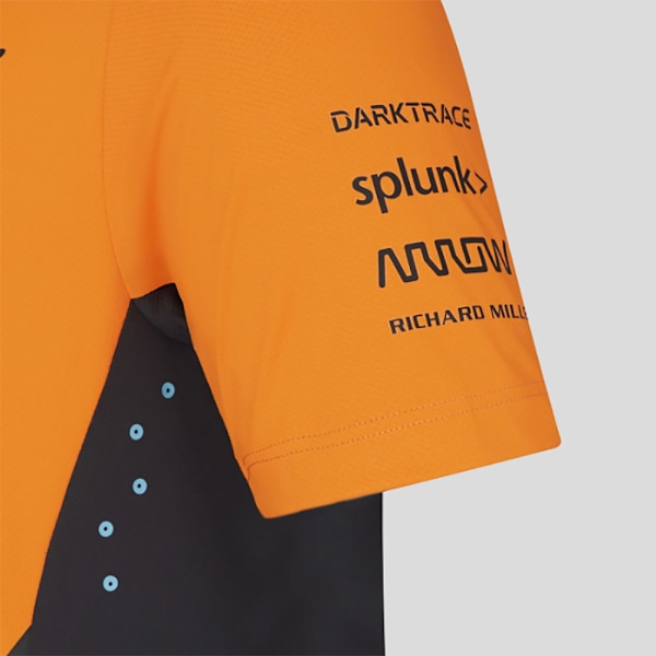 Racing Suit F1 Herr 2024 Team Kortärmad Poloskjorta - Gul XL