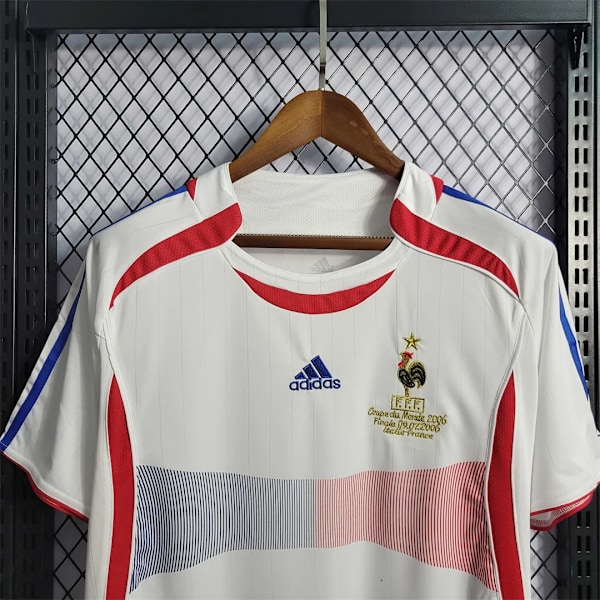 FRANKRIKE VM-FINAL 2006 Retro Fotbollströja Herr S