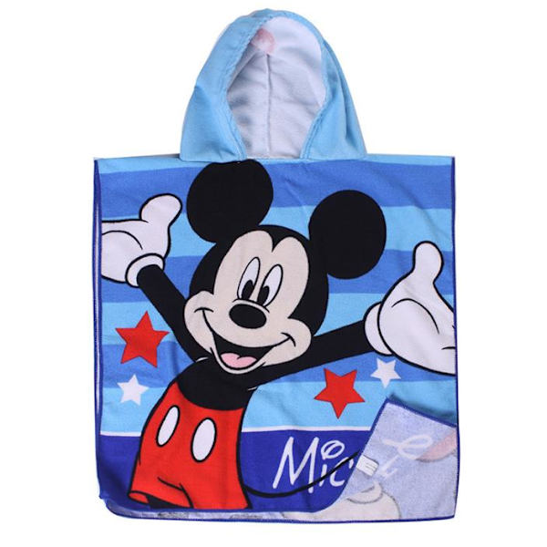 Barn Disney Karaktär Luva Poncho Handduk Badrock Strand Semester Bad Simning #1 60*120cm