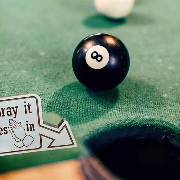 8 Ball Fickmarkör Siktlinje Bollmarkörer Skott Skylt Pool Dekor A
