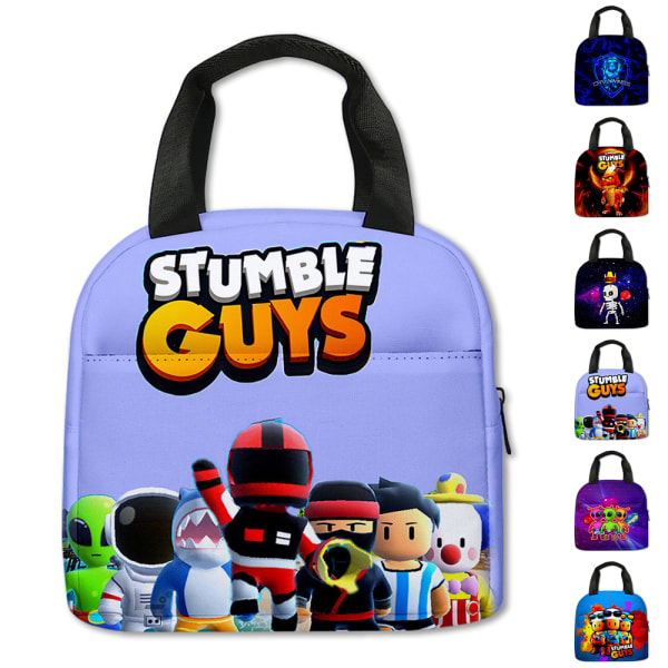 Stumble Guys Lunch Bag Grundskole Mellanstadiet Student Lunch Bag C