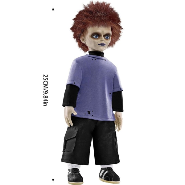 Seed of Chucky Glen Doll Halloween Skräck Samlarobjekt Heminredning 25cm