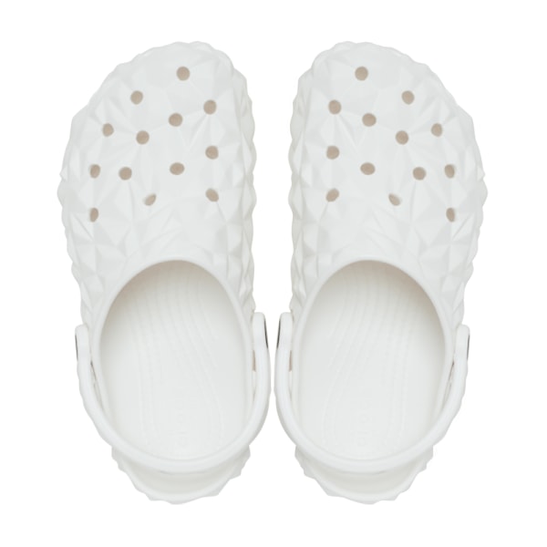 Crocs Unisex Klassiska Geometriska Clogtofflor White 41