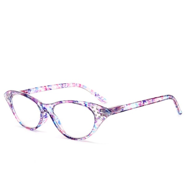 Läsglasögon unisex läsglasögon läsning Purple Frame +200