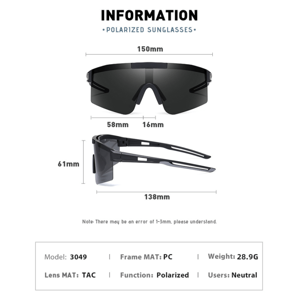 Solglasögon Unisex utomhuscykelglasögon Style 4