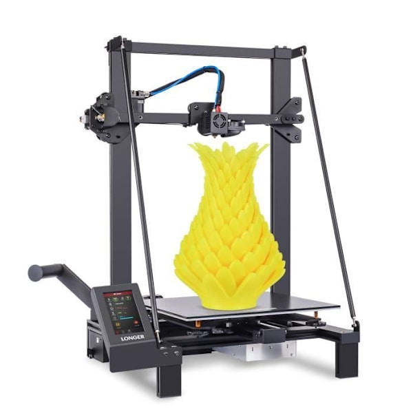 FDMLONGER LK5 PRO Støjsvag FDM 3D-printer 20-150 mm/s med 4,3'' farveberøringsskærm