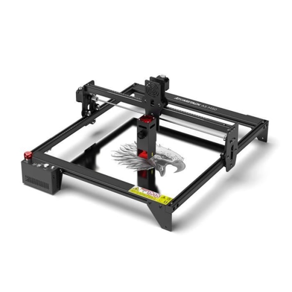 ATOMSTACK A5 M50 lasergravering 40W Kraftfull laser med fast fokus, svart 410*400 mm