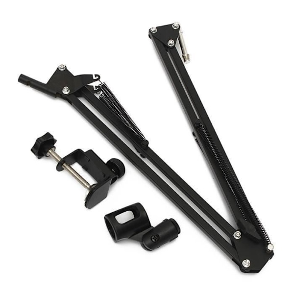 Vikbart mikrofonfäste Stativ Clamp Arm Hängande Microphone Studio