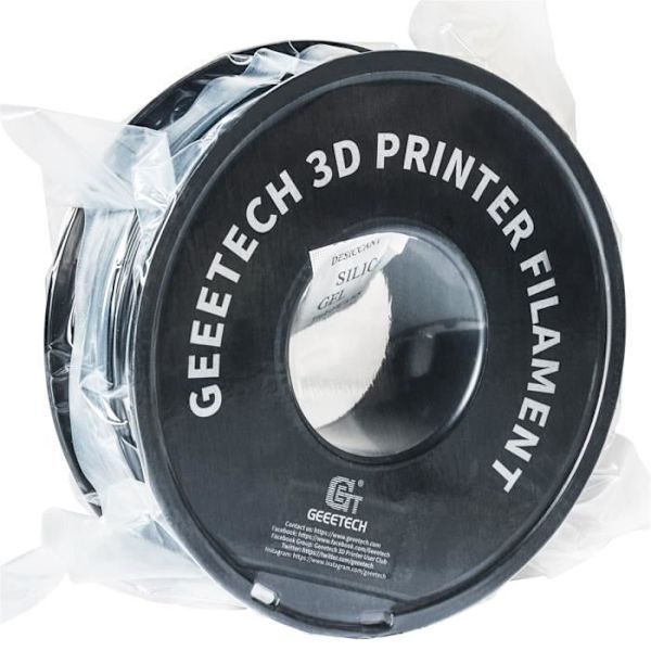 PLA Filament för 3D-skrivare Svart 1,75 mm Utskriftsmaterial 0,02 mm Täppfri trasselfri Bubblafri