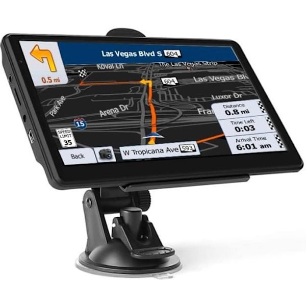 SWAREY Auto GPS 7 Tommer berøringsskærm Europa Lifetime Mapping GPS Navigation 8GB