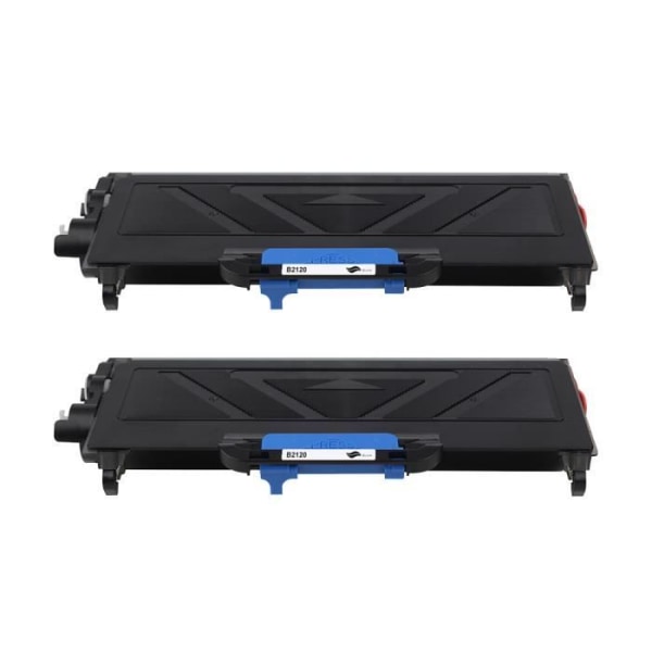 Pack 2 tonerkassett kompatibel med Brother TN-2120 laserskrivare HL-2150N HL-2170 DCP-7040 MFC-7840W MFC-7450 HL-2170W