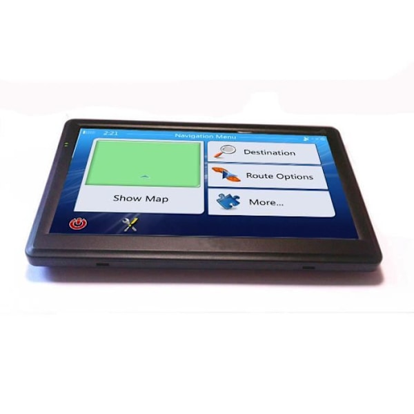 SWAREY Auto GPS 7 tums pekskärm Europa Lifetime Mapping GPS Navigation 8GB
