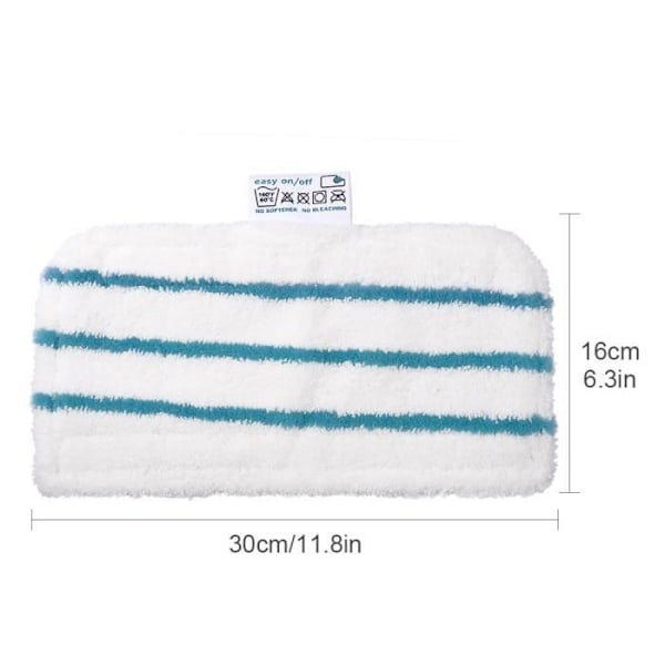 5 STK erstatningsmikrofiberservietter til Black+Decker Steam Mop - Alternativ til FSMP20 - FSM1630, FSM1616, FSMH13E5 osv.