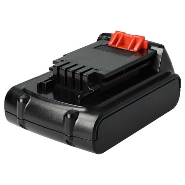 vhbw batteri kompatibel med Black & Decker BDCJS18, BDCR18, BDCROS18, BDCSP18N, BL186K elværktøj (2000mAh Li-ion 18 V) Svart