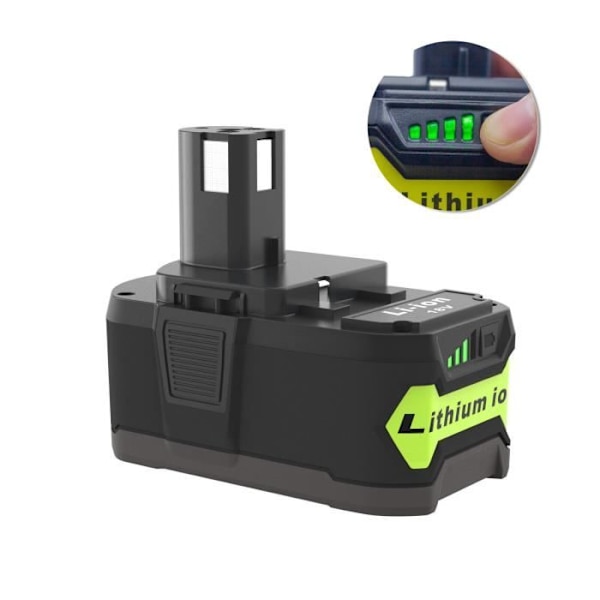 SWAREY 18V 6,0Ah Li-ion Ersättningsbatteri Kompatibel Ryobi P102 P103 P104 P105 P106 P107 P108 P109 RB18L50 BPL-1815 BPL-1820G