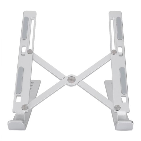 N3 Justerbar Laptop Stand Holder til Laptop med Anti-Slip Silikone Support, Sølv