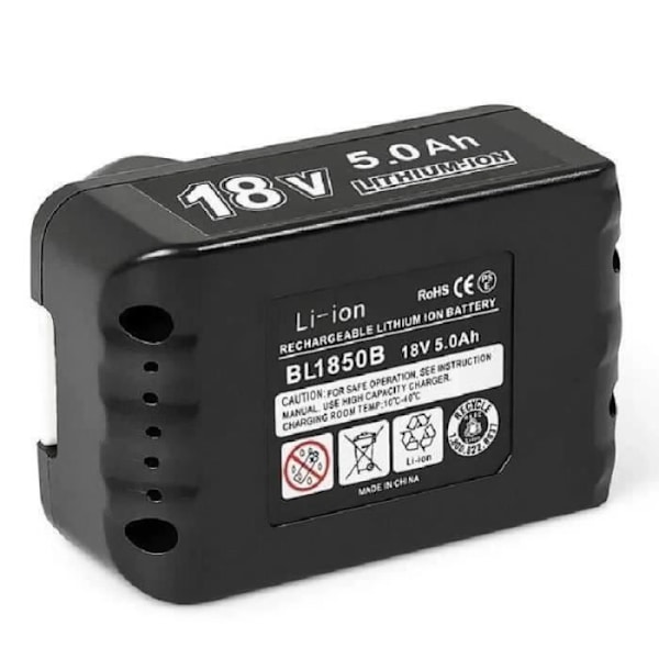 LiBatter batteri 2 stk BL1850B 18V 5,0 Ah lithium batteripakker Erstatning til Makita BL1850B BL1860B