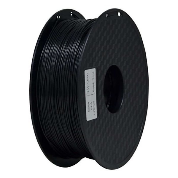 3D Filament 1,75 mm 1KG PLA Sort GEEETECH - Kompatibel med FDM 3D-printere