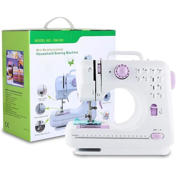 SYMASKIN Sucastle Machine àgrave; Elektrisk sömnad, mini symaskin Sy, symaskin Sömnad &Eacut52