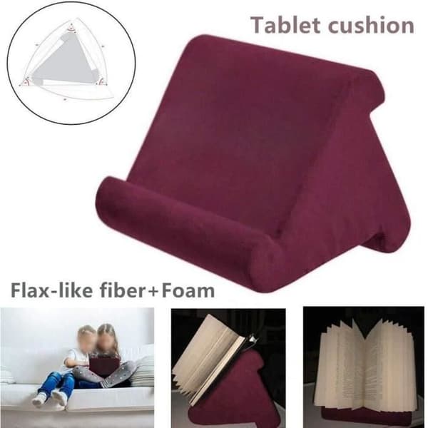 Multi-Angle Tablet Holder Universal Støttepude Blød pude Vaskbar til Pad Smartphone Bøger Støttepude