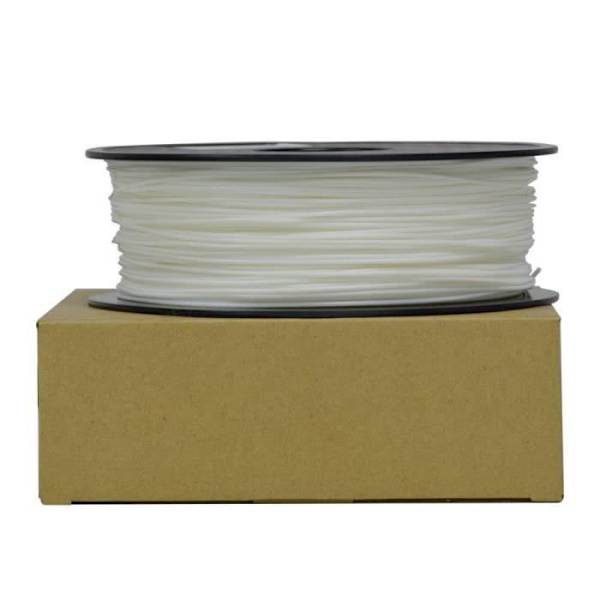 3D Filament 1,75 mm 1KG PLA 3D Printer Filament Hvid Tronxy