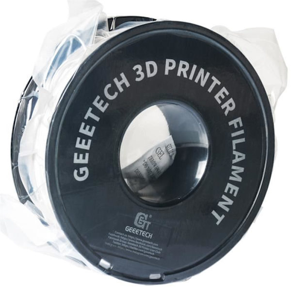 GEEETECH Vit PLA 3D Filament 1,75 mm 1 kg tråd för 3D-skrivare, 1 kg 1 spole, 0,02 mm hög precision