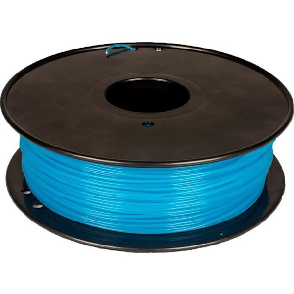 PLA Filament 1,75 mm Glow in the Dark Blue Glow in the Dark 3d-skrivarfilament, 2,2 LBS 1 kg spole, fluorescerande filament