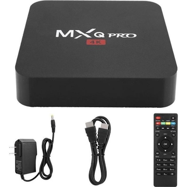 MXQ PRO 4K Smart TV Box RK3229 1+8G WiFi BT STB HD Smart Media för Android 7.1 (EU-kontakt) - KOE