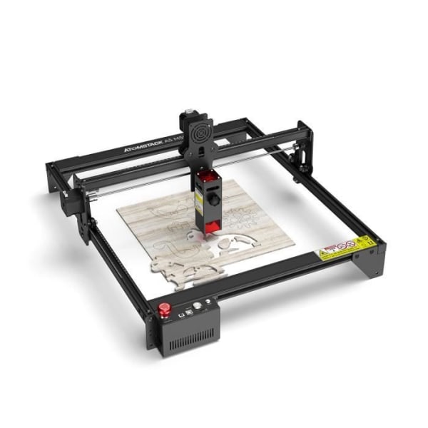 ATOMSTACK A5 M50 lasergravering 40W Kraftfull laser med fast fokus, svart 410*400 mm