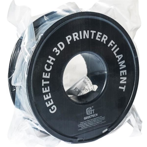 PLA Filament Grå 1,75 mm 1 kg ledning til 3D-printer, 2,2 LBS 1 kg 1 spole 0,02 mm høj præcision