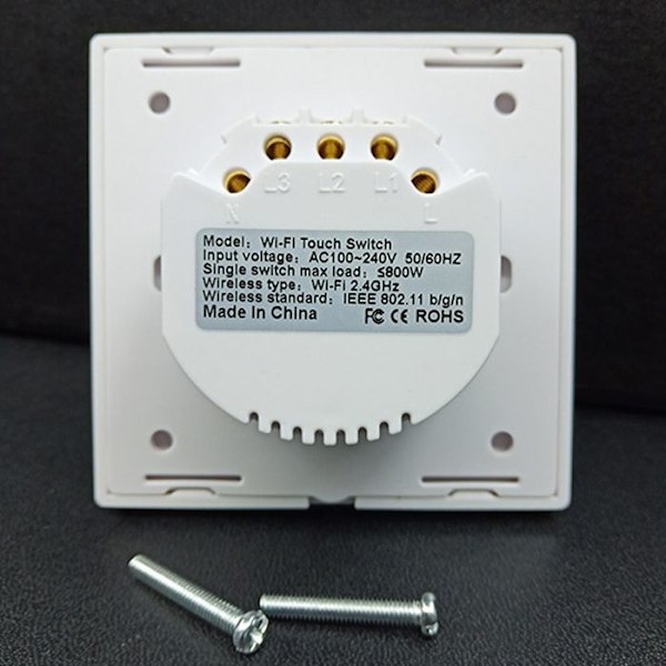 4 stk lysafbryder, WiFi Connected Smart Bulb Switch, Alexa og Google Home Connected Blinds