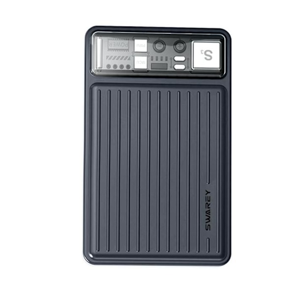 SWAREY eksternt batteri 10000mAh Hurtigopladning Power Bank 22,5W USB-A USB-C Grå