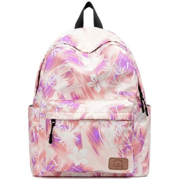 Vattentät ryggsäck för collegeflickor för skoltonåringar Fritidsstil (rosa)