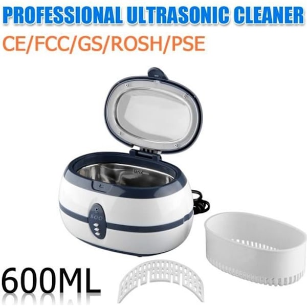 FLOUREON 600 ml Ultralyds smykkerenser Device Automatisk reservoir til briller Ringe Halskæder Tænder Ure