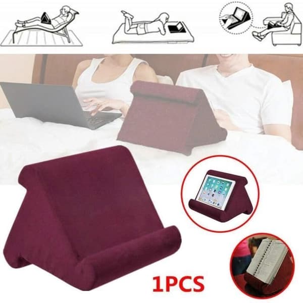 Multi-Angle Tablet Holder Universal Støttepude Blød pude Vaskbar til Pad Smartphone Bøger Støttepude