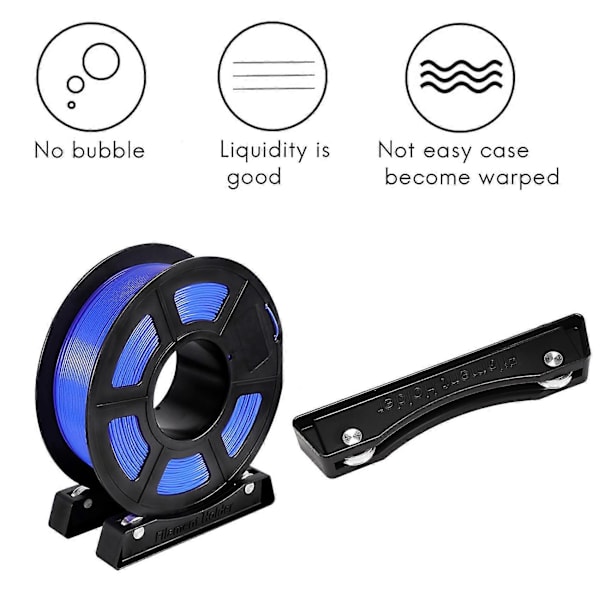 3D-skrivarfilamentspols Hållare med Lagerdesign, Monteringsställ, Fäste för /ABS/Nylon/Trä/TPU/andra 3D