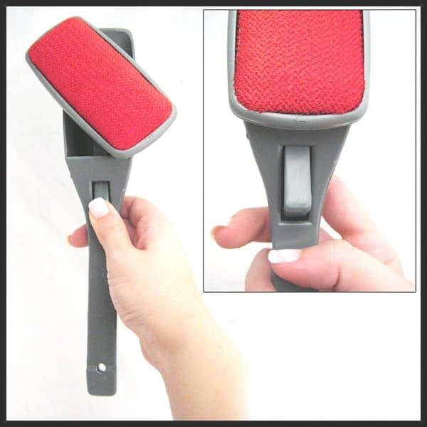 2-pak roterende magisk fnugbørste, kæledyrshårfjerner, velegnet til tøj, tekstiler og møbler.