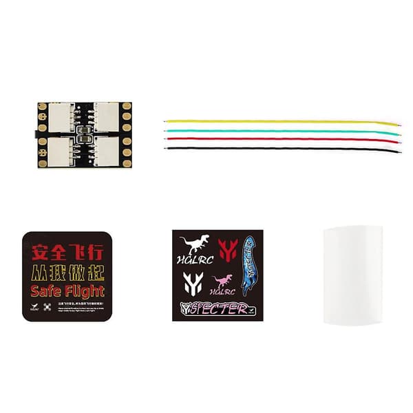HGLRC LED MINI Controller Modul 2-6S til W2812 LED Lite Strip DIY RC Fly FPV Racing Drone