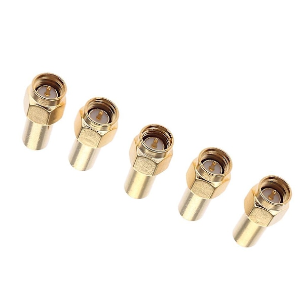 3x5 stk. SMA Han RF Koaksial Terminal Dummy Load 2W 3GHz Guldbelagt