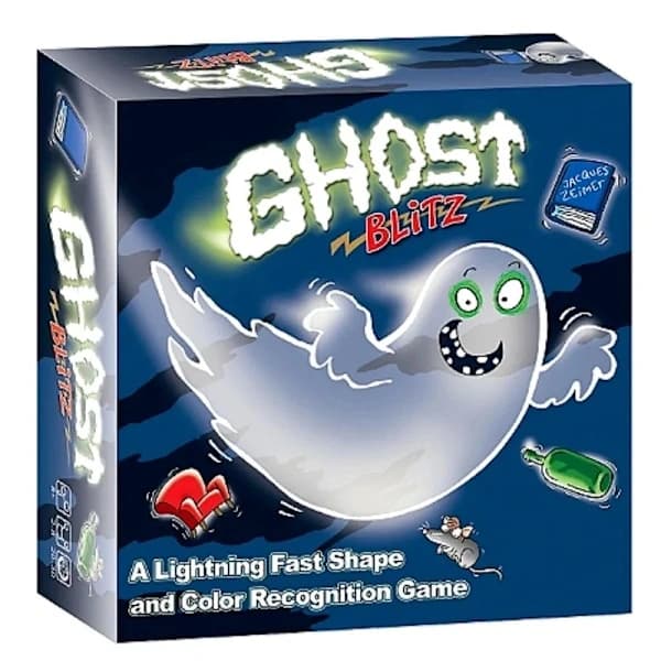 Geistes Blitz Perhejuhlaa hauskanpitoa Ghost Blitz -lautapelin kanssa, uusi ja erittäin suosittu perhejuhlapeli