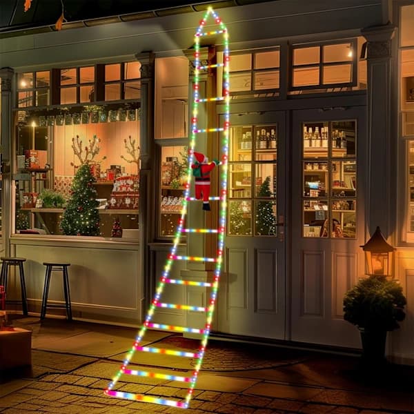 Julemandstrinlampe 3 meter farve