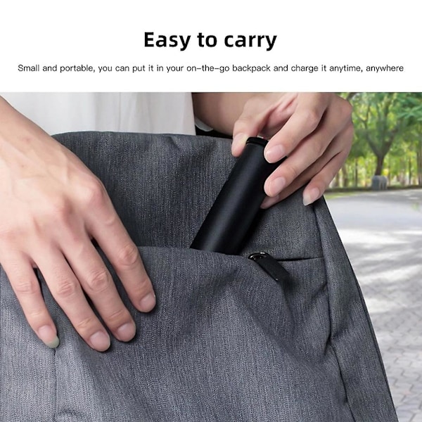 6000mAh Håndholdt Powerbank Oppladbar Stick Lading Grip For Action 3