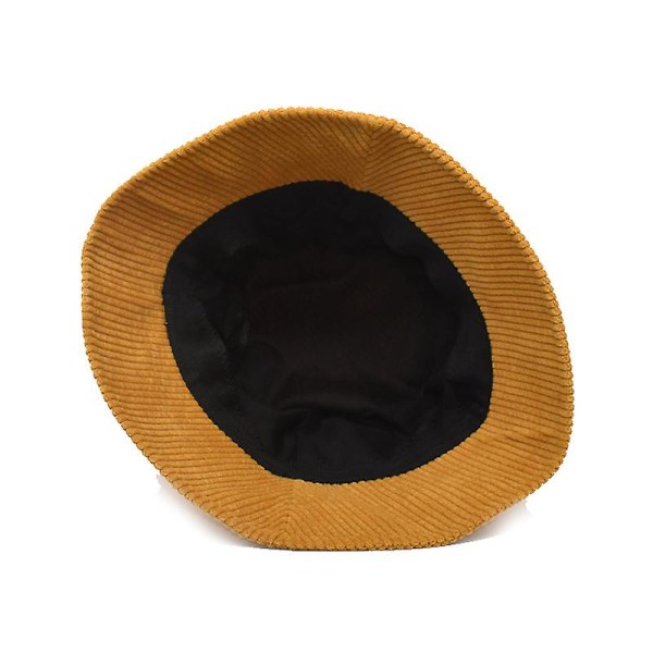 Unisex Varm Vinter Hatt i Manchester Sammet Ribbad Enfärgad Fiskehatt-MZ6605