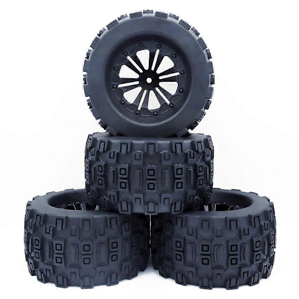 4 stk. ZD Racing 1/10 Truck Universal Hjuldekk for HPI HSP Savage XS TM Flux RC Bil Deler