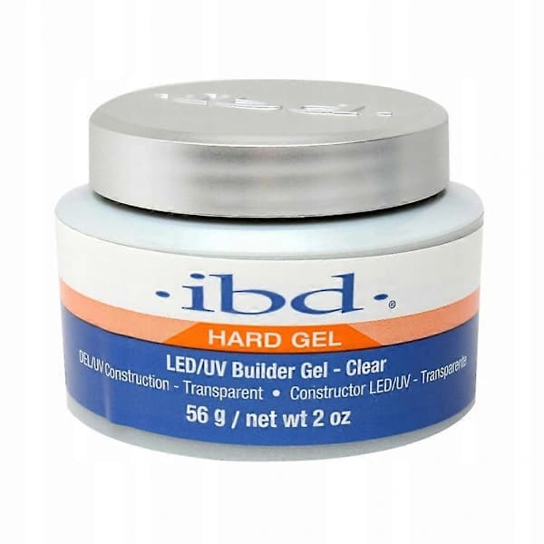 Ibd Hard Builder Gel Led / Uv Clear 56g_Spesialtilbud