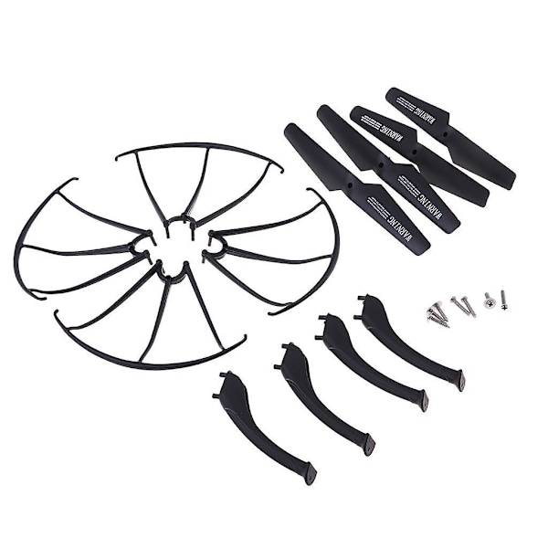 Propeller + Landebein + Propellervaktsett for Syma X5sc X5sw Drone Quadcopter