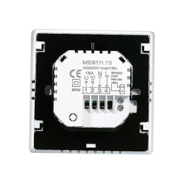 Wi-Fi Smart Termostat Digital Temperaturregulator Tuya App-kontroll LCD-skjerm Berøringsskjerm Ukentlig Programmerbar Elektrisk Gulvvarme Termostat For