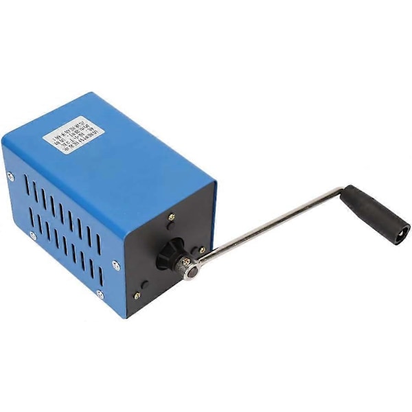 Bærbar Strømaggregat, Multifunksjonell 20W 2000RPM Håndsveiv USB-Lading Nød Dynamotor