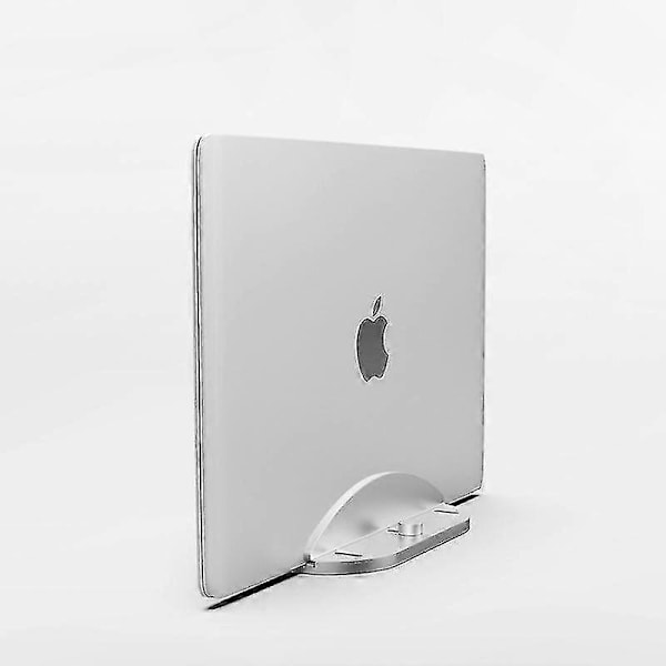 Vertikal Laptop Stativ, Justerbar Notebook Stativ i Aluminium, Plassbesparende Brakett for Macbook Pro/Air, Ipad, Samsung, Huawei