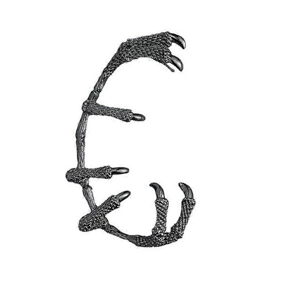 Dragetaljeøreringer Overdrevne dyreøreringer ancient silver